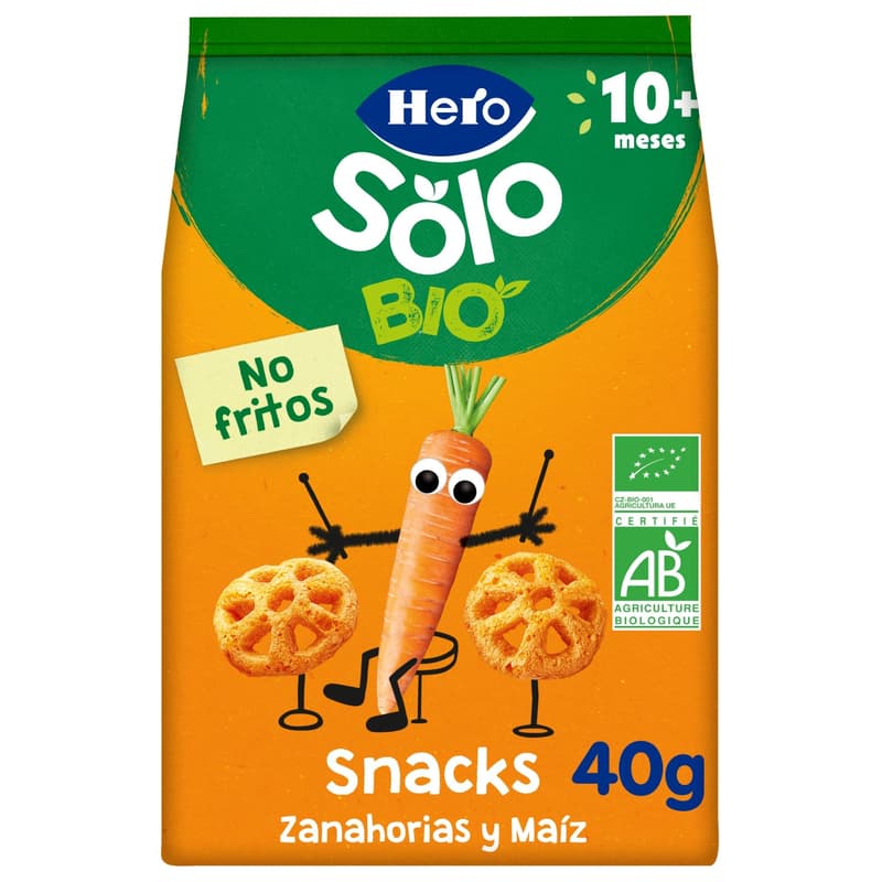 Hero Solo ECO Snack morcov si porumb, +10