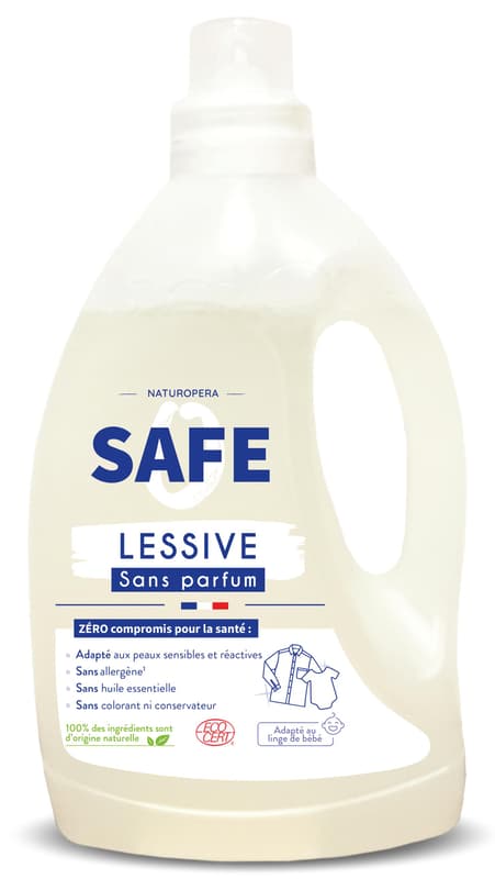 Safe Detergent ECO pentru rufe, fara parfum, fara alergeni