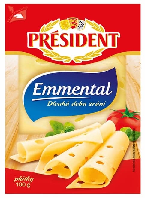 President Emmental Sliced Cheese