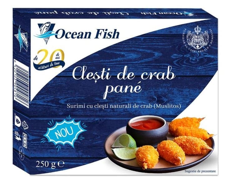Ocean Fish Clesti de crab pane Muslitos