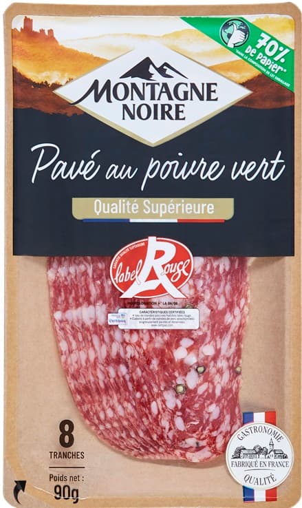 Montagne Noire Peppercorn Pavé Salami Label Rouge