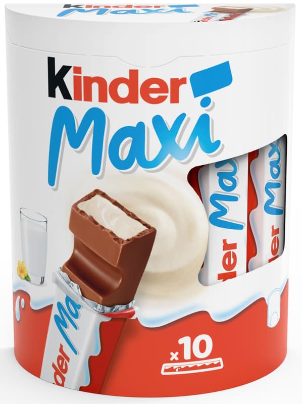 Kinder Maxi Milk Chocolate Bars