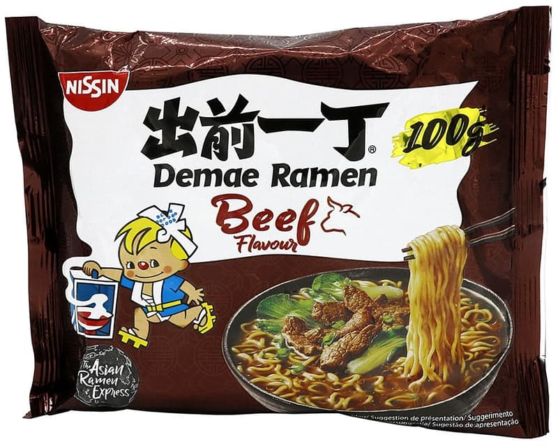 Nissin Beef Flavored Noodle Soup