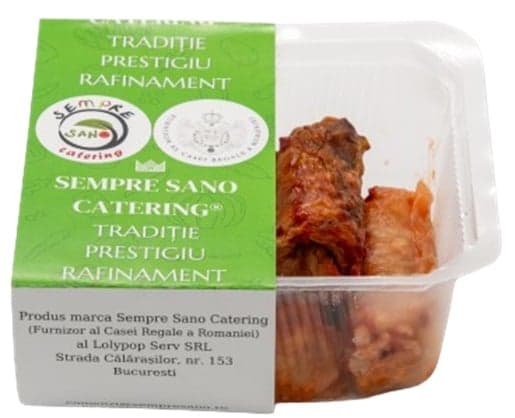 Sempre Sano Sarmale from pork meat in pickled cabbage leaves