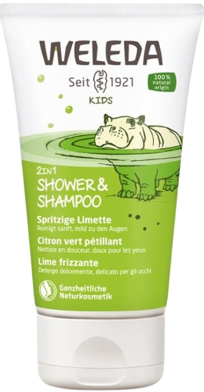 Weleda ECO Kids 2in1 Gel de dus & sampon Lime