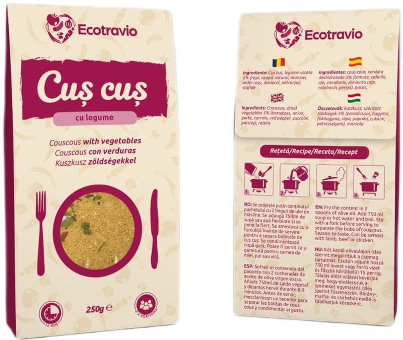 Ecotravio Mix Couscous with vegetables