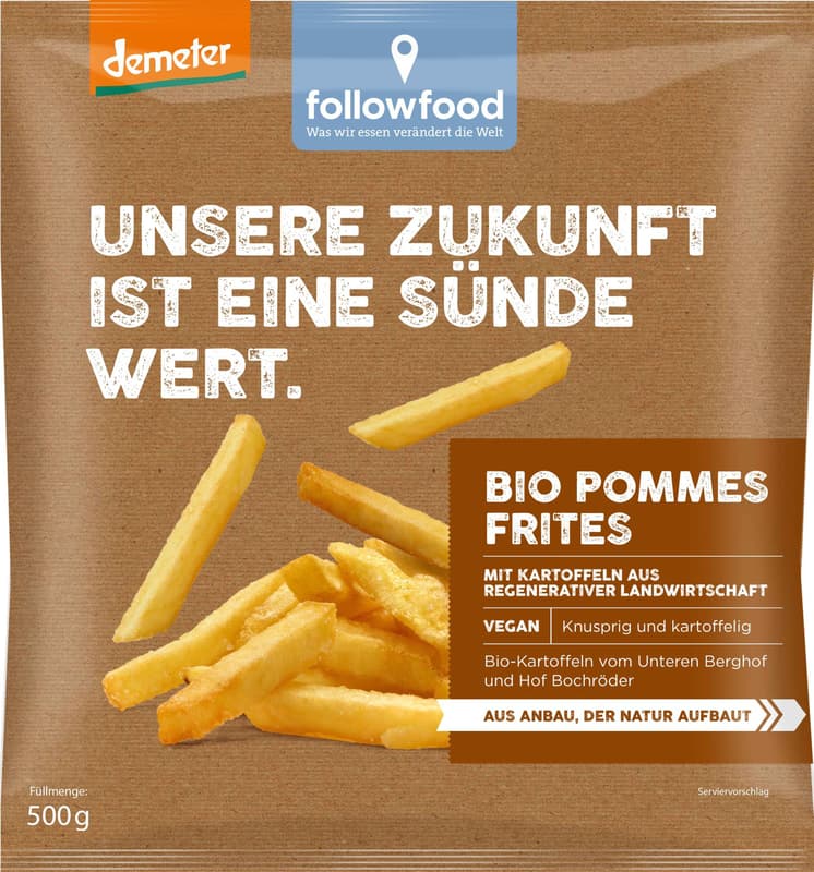 Followfood ECO Demeter Cartofi prajiti congelati
