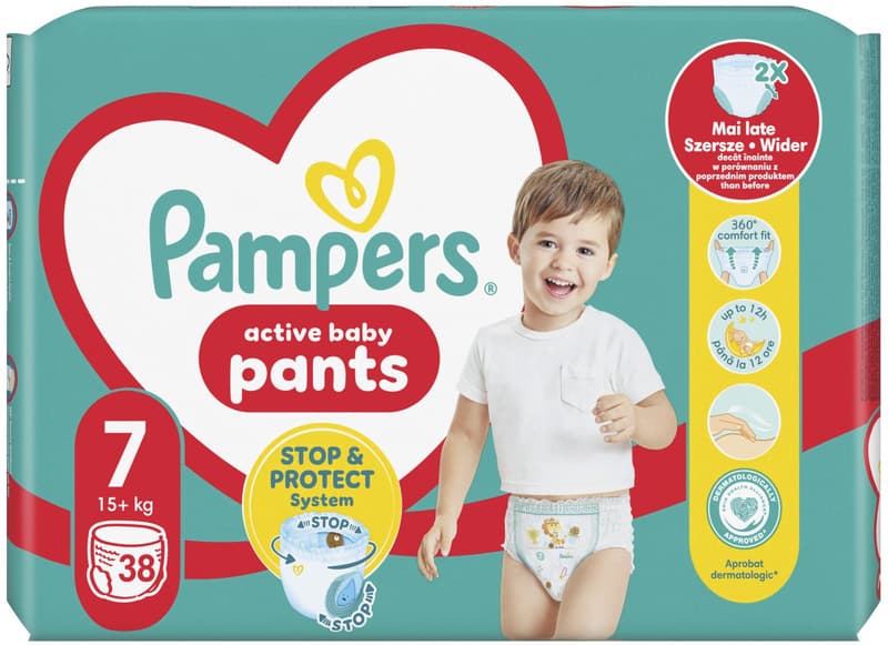 Pampers Pants Marimea 7 Scutece-chiloțel, 15+ kg