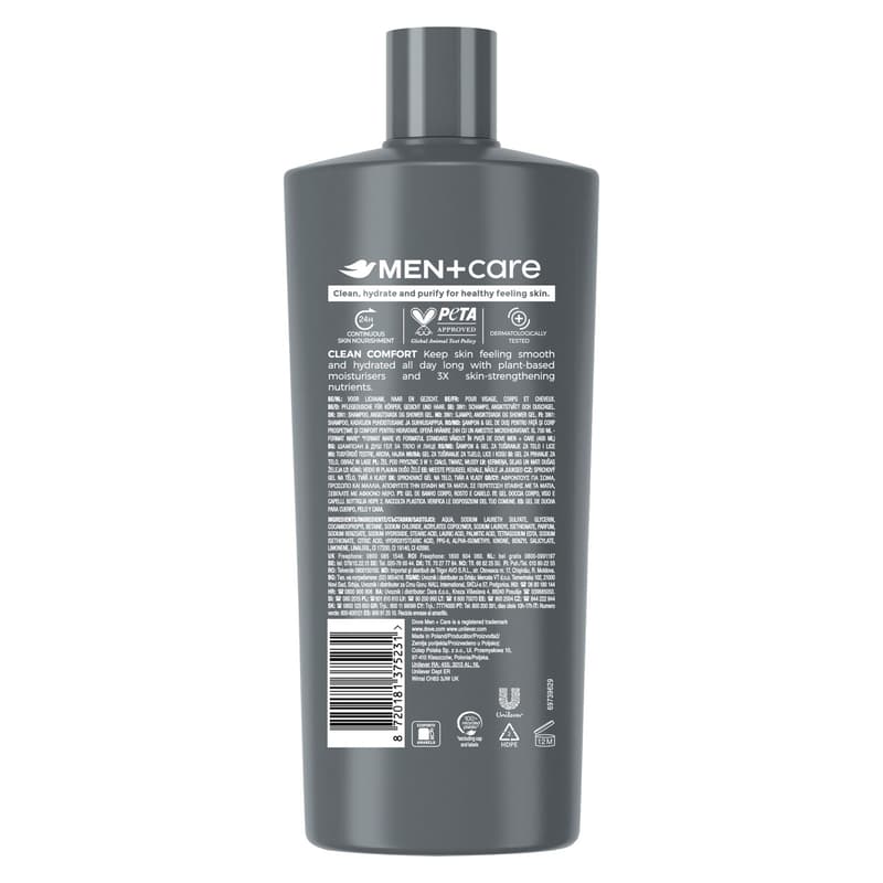Dove Men+Care Clean Comfort Shower Gel