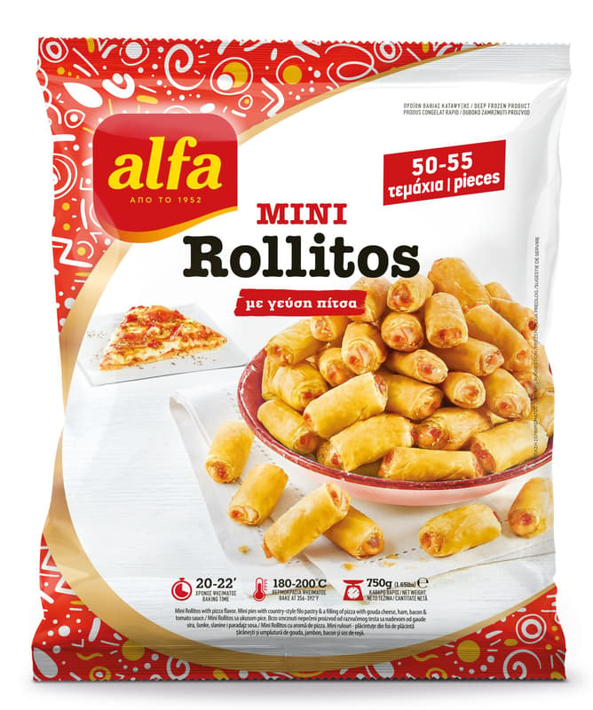 Alfa Mini Rollitos cu aroma de pizza