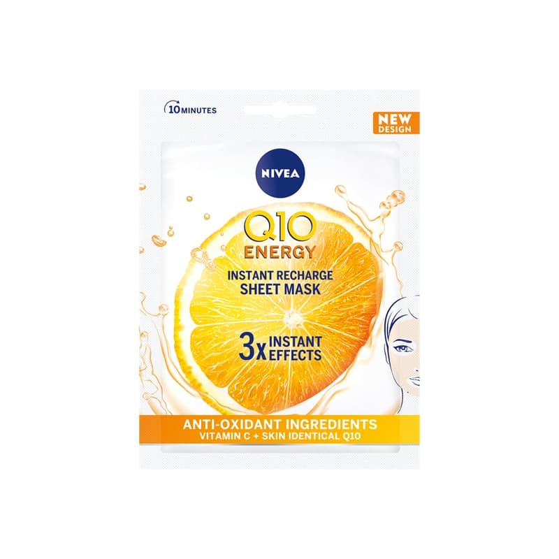 NIVEA Q10+ and Vitamin C Sheet Mask