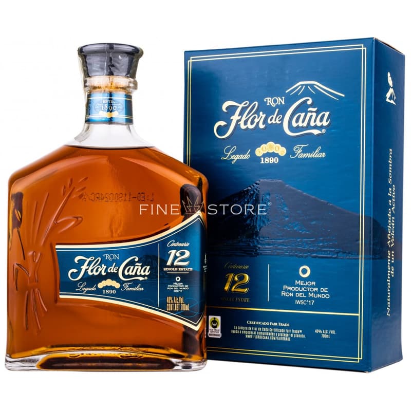 Flor de Cana 12 Year Old Rum Gift Box