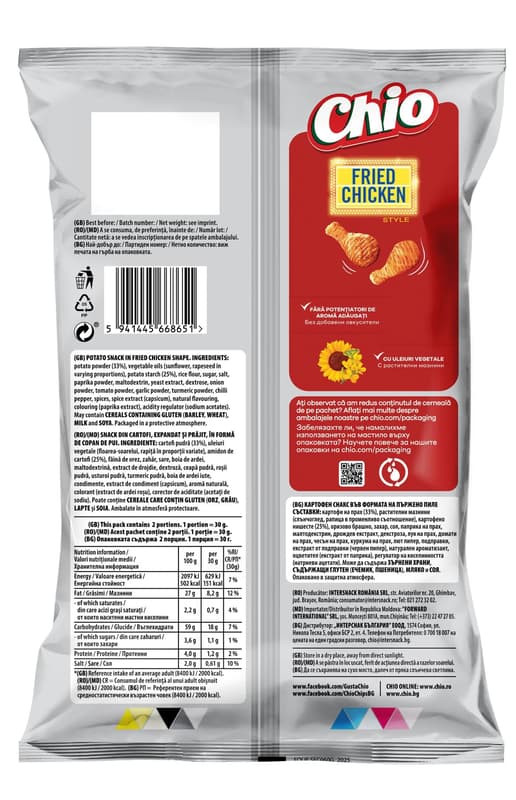 Chio Chicken snack bites