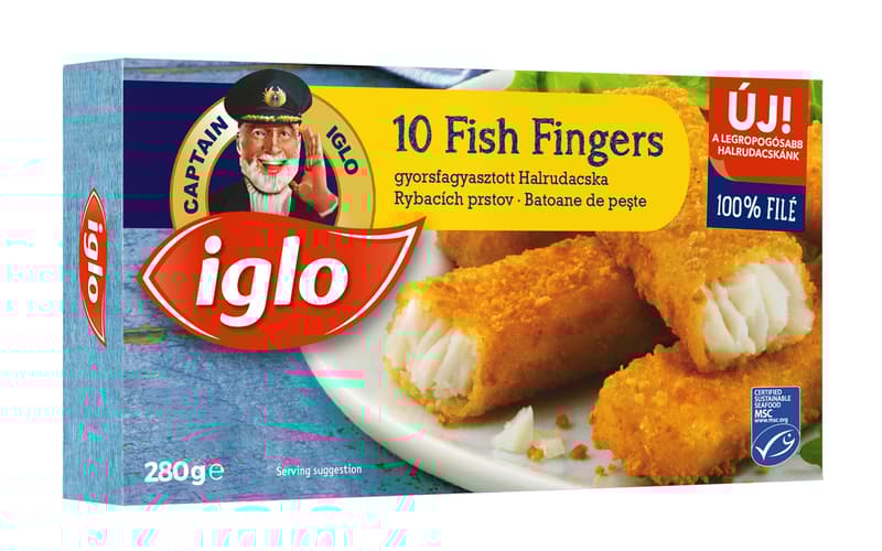 Iglo Batoane de peste 10 buc congelate