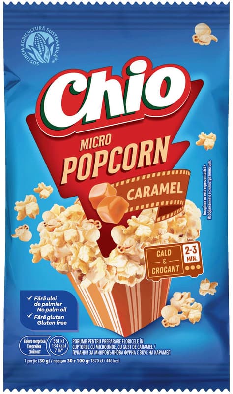 Chio Popcorn Caramel microunde