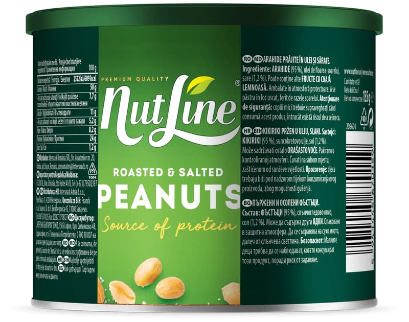 Nutline Arahide prajite cu sare