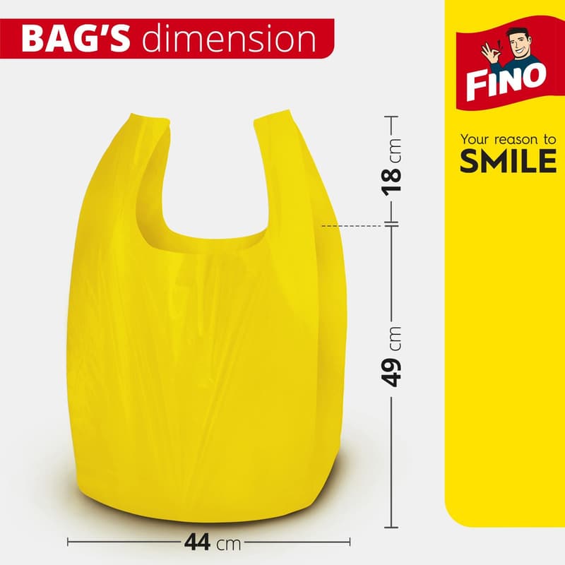 Fino Saci colorati cu manere 20l