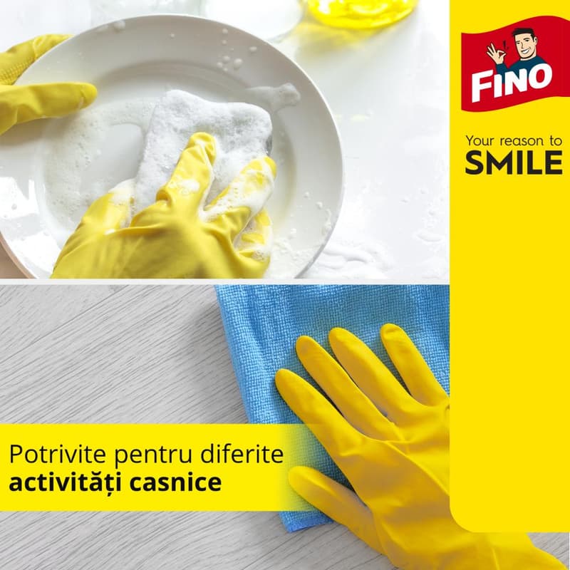 Fino manusi pentru menaj, marimea M