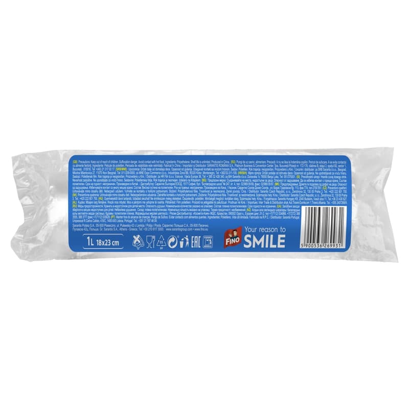 Fino Pungi alimentare in rola 1l