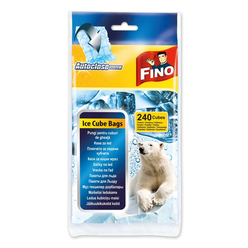Fino Self-Closing Ice Cube Bags