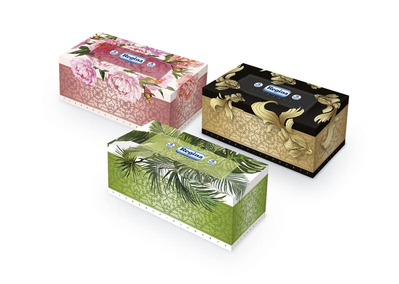 Regina Facial Tissues Pop Up Elegante, 4 layers