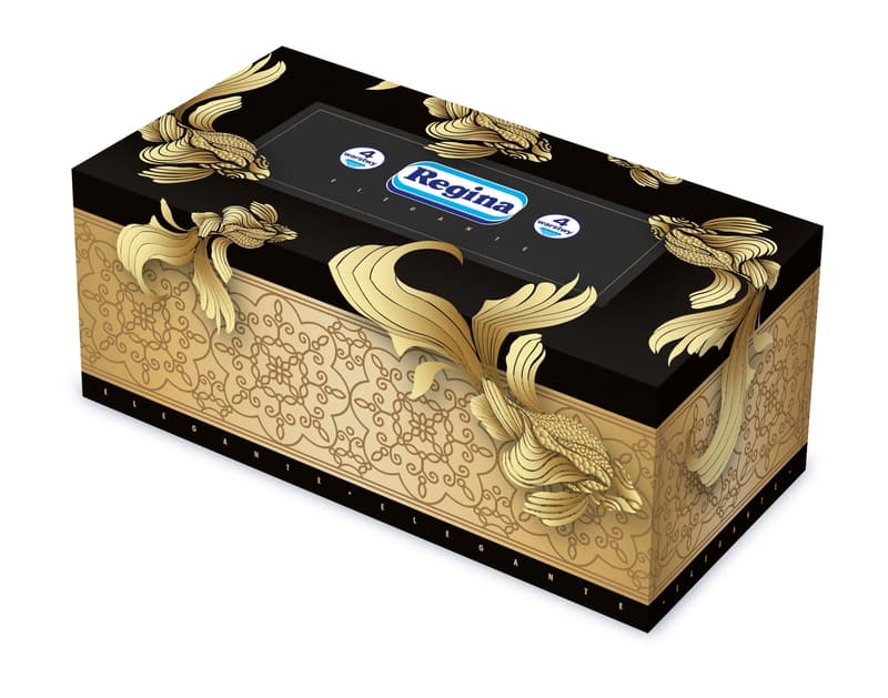 Regina Facial Tissues Pop Up Elegante, 4 layers