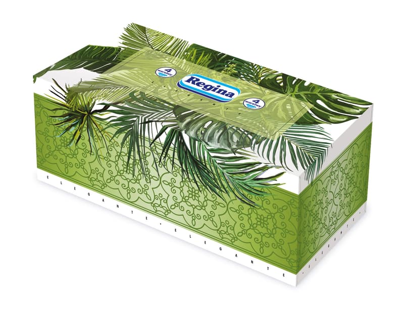 Regina Facial Tissues Pop Up Elegante, 4 layers