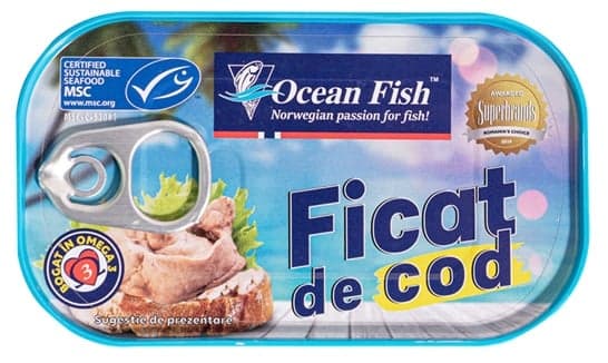 Ocean Fish Ficat de cod in suc propriu