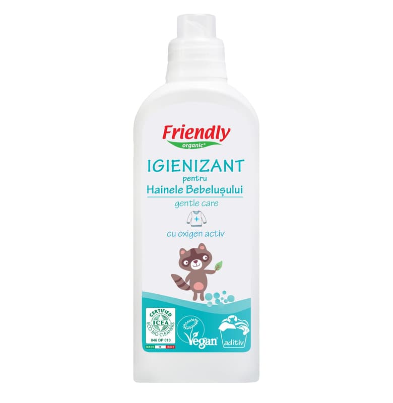 Friendly Organic Igienizant inalbitor pentru rufele bebelusilor