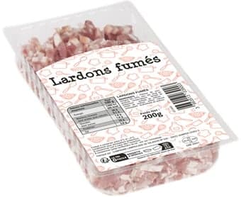 Bacon Lardons Smoked Cubes