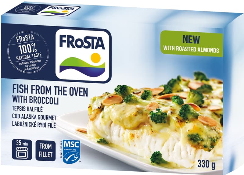 Frosta peste la cuptor cu broccoli