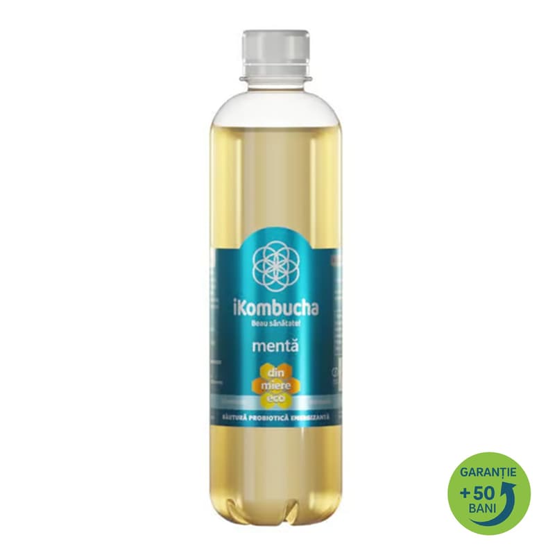 iKombucha Bautura energizanta cu menta pet