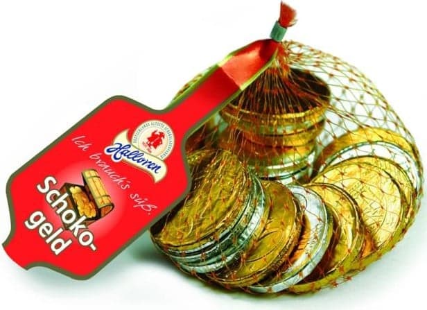 Halloren Milk Chocolate Coins (euro)