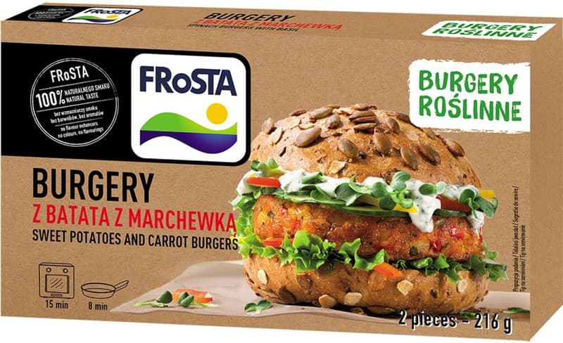 Frosta Burger cartof dulce&morcov