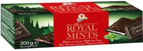 Royal Mints Chocolate tablets with fine mint cream 51%