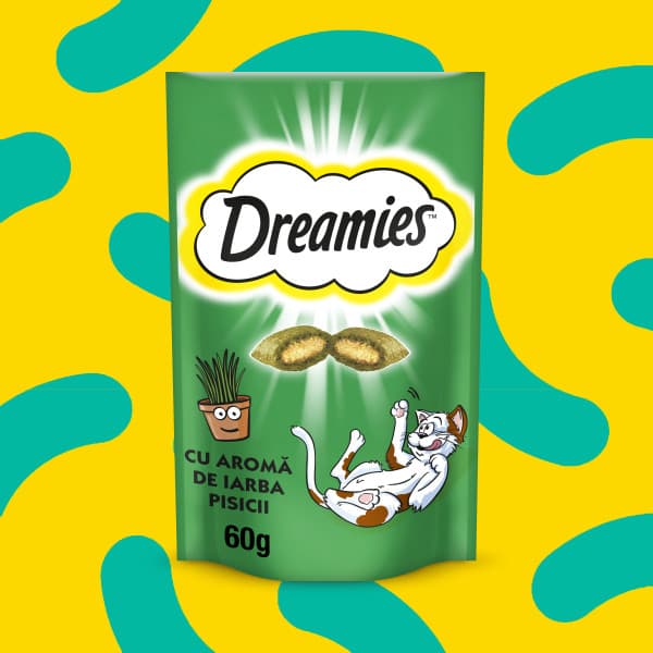 Dreamies Cat Treats, with Catnip Flavor