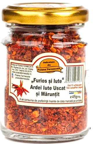 Poiana Fermecata "Furios si iute" Ardei iute uscat si maruntit