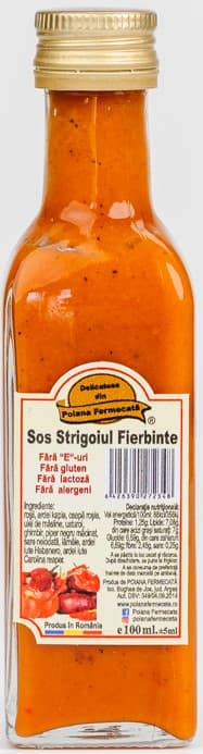 Poiana Fermecata Sos picant strigoiul fierbinte fara adaos de zahar