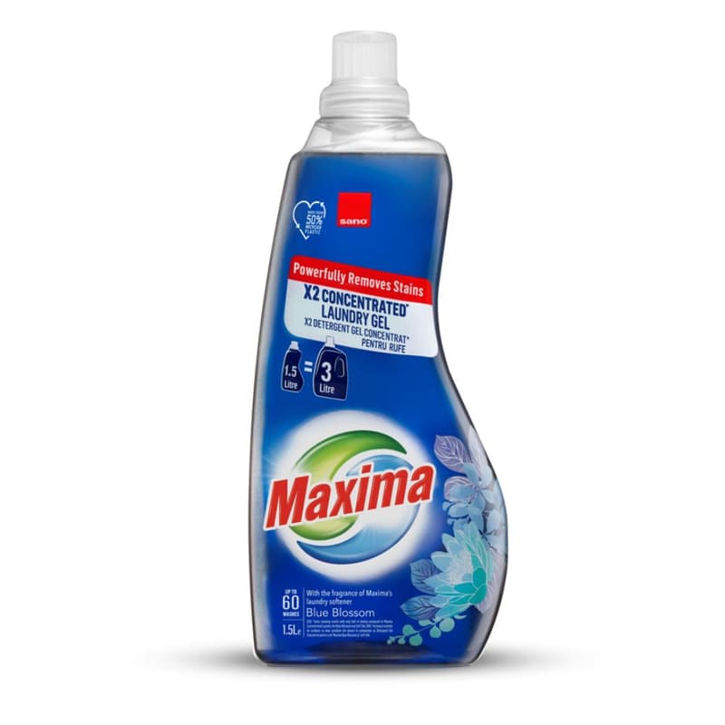 Sano Maxima 2x Concentrat Blue Blossom Detergent gel pentru rufe