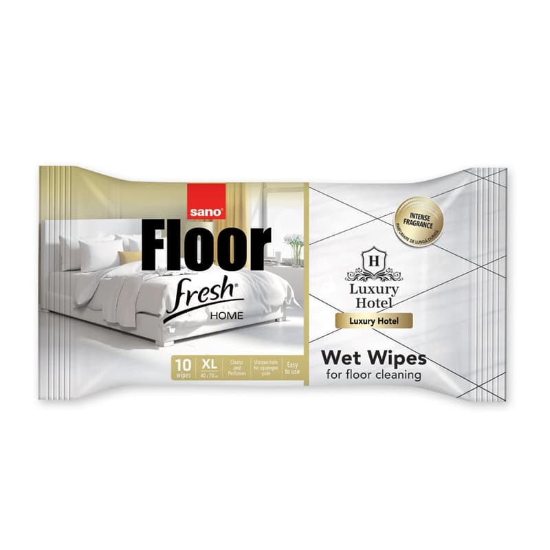 Sano Floor Fresh Home Servetele umede XL pentru pardoseli, Luxury Hotel 