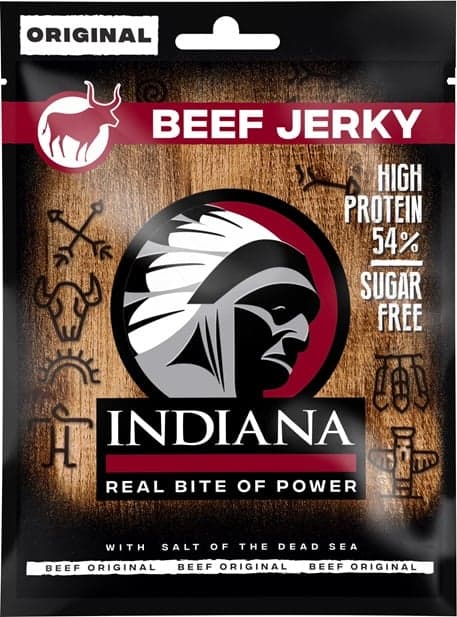 Indiana Snack din carne de vita Beef Jerky Original