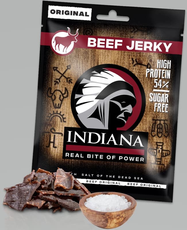 Indiana Snack din carne de vita Beef Jerky Original
