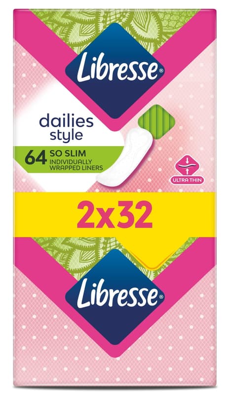 Libresse Absorbante zilnice So Slim, 64 bucati