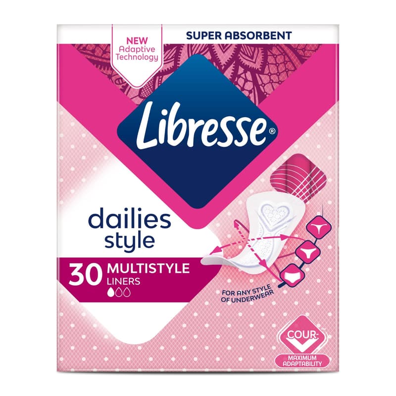 Libresse Absorbante zilnice Multistyle, 30 bucati