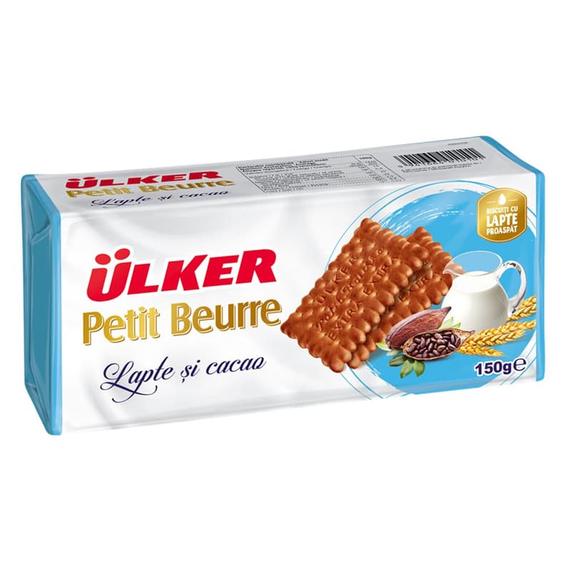 Petit Beurre Biscuits with Milk and Cocoa