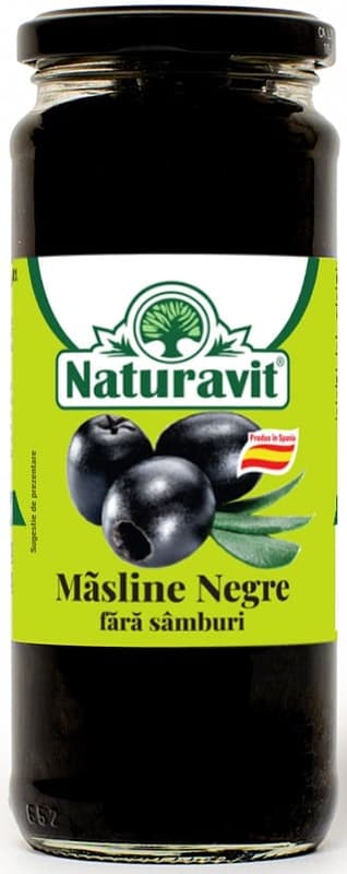 Naturavit Pitted Black Olives
