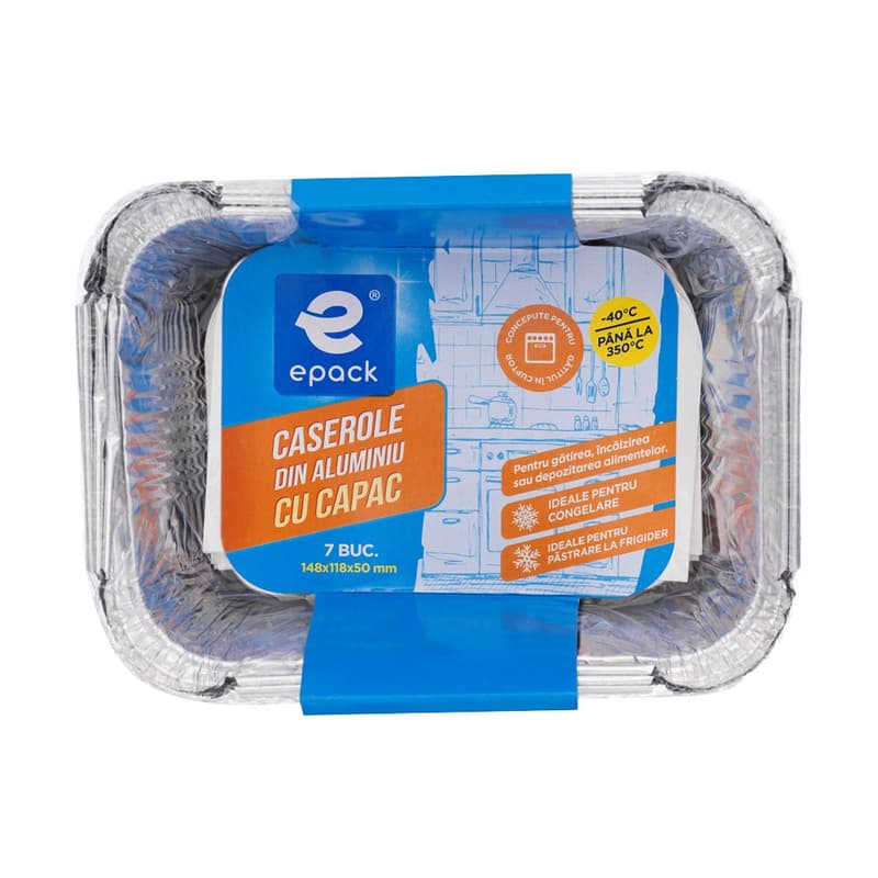 epack Aluminium Trays with Lid