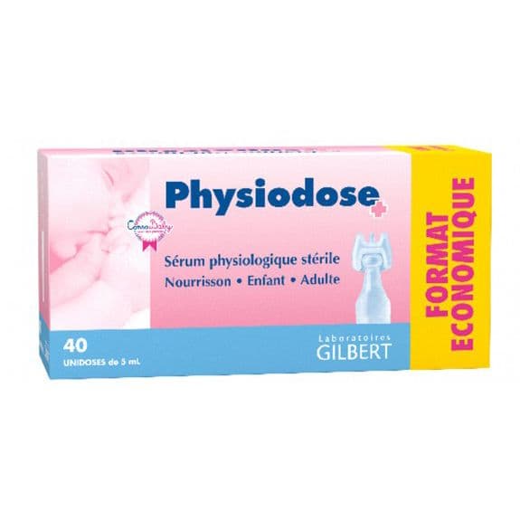 LABORATOIRES GILBERT PHYSIODOSE SOLUTION 40 SINGLE-DOSE UNITS X 5ML