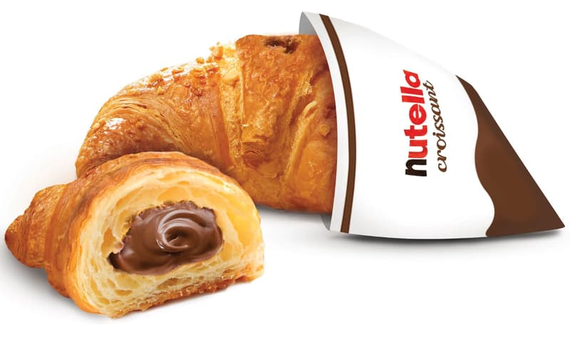 Nutella Croissant cu crema de alune de padure