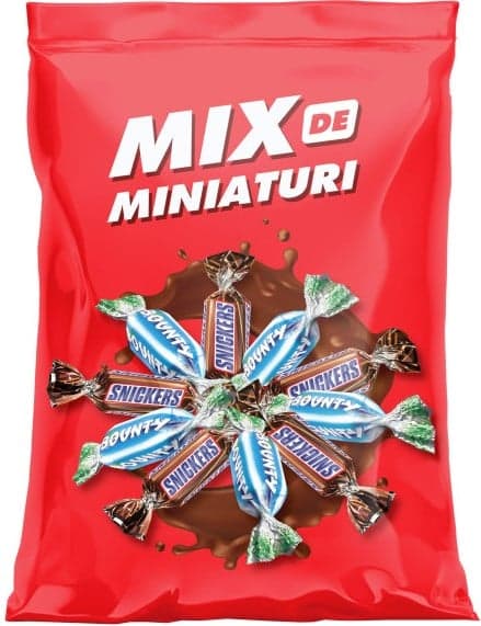 Snickers Miniatures Mix of Snickers and Bounty Chocolate Bars
